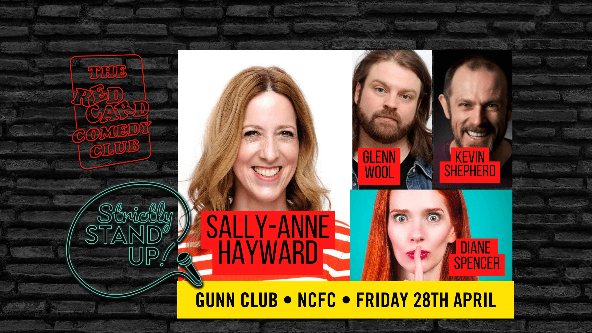 Red Card Comedy April 2023 Event